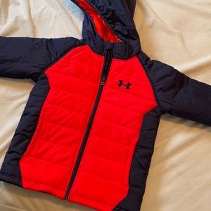 Under Armour Kids Hooded Puffer Jacket, Size 6